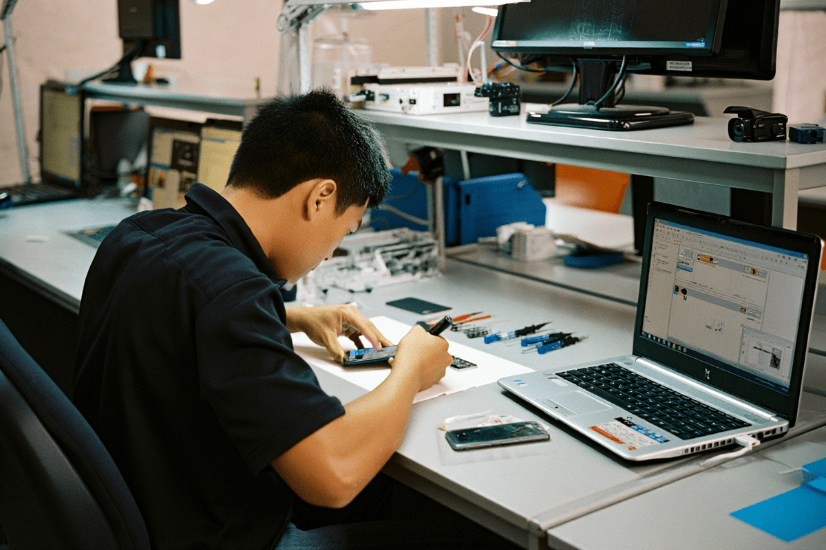 Процесс ремонта техники Acer в acer-official